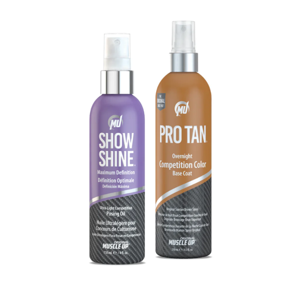 Pro Tan Übernachtungswettbewerb Farbe + Pro Tan Show Shine® Ultra-Licht-Posenöl